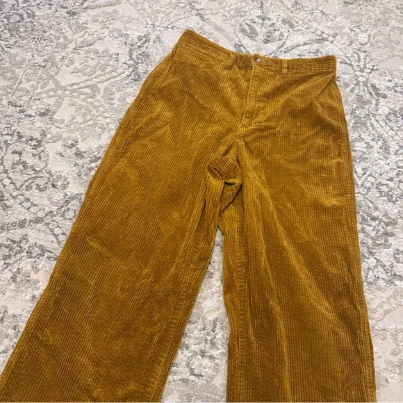 Madewell Slim Emmett Wide Leg Crop Pants Corduroy Edition - Picture 3 of 8